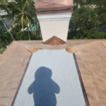 Composite Roof with copper flashing In Vero Beach By Orchid Island Roofing